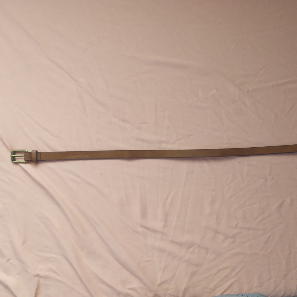 Thin brown belt